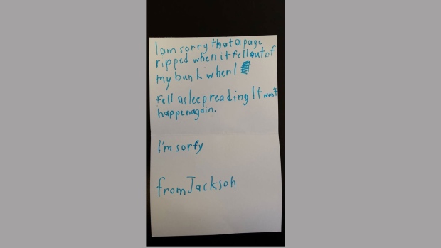 library apology letter