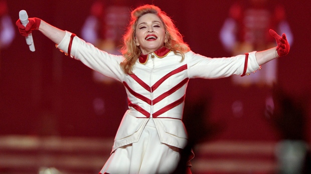 Madonna performs on MDNA tour at Staples Center