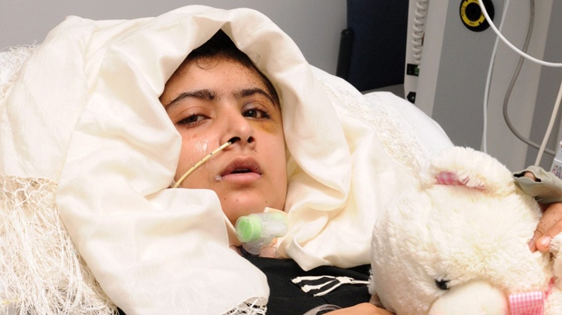 Malala Yousufzai shot by Taliban is in hospital