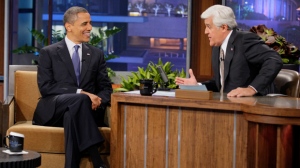 Barack Obama on Tonight Show With Jay Leno NHL