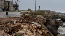 Hurricane Sandy makes landfall in southern Cuba