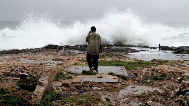 Hurricane Sandy makes landfall in southern Cuba