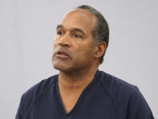 This Dec. 5, 2008, file photo shows O.J. Simpson during his sentencing hearing at the Clark County Regional Justice Center in Las Vegas. 