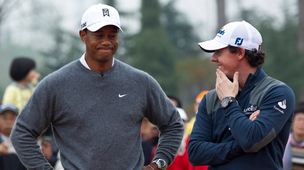 Tiger Woods Rory McIlroy golf tournament in China
