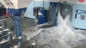 Hurricane Sandy NYC NJ subway flooding 