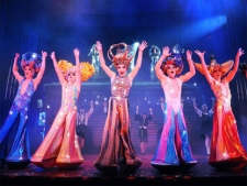 In this theatre publicity still, a scene from 'Priscilla Queen Of The Desert,' is shown at the Palace Theatre in London.