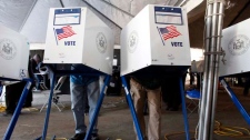 U.S. election superstorm Sandy vote Obama Romney