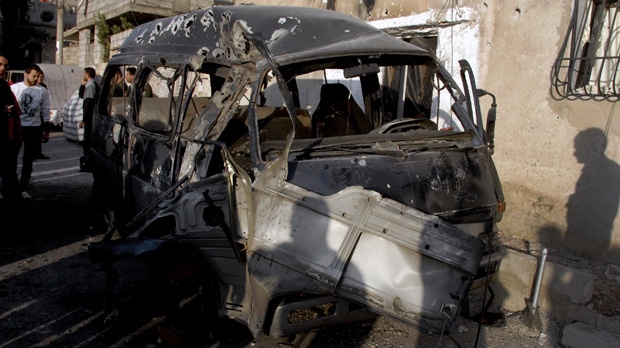 Damascus Syria car bomb kills judge