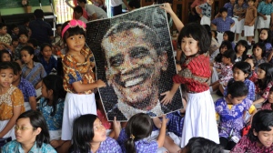 Barack Obama election Jakarta Menteng school