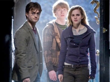 Daniel Radcliffe, Rupert Grint and Emma Watson in Warner Bros. Pictures' 'Harry Potter and the Deathly Hallows - Part 1.'
