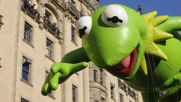 New York City Thanksgiving parade Kermit the Frog
