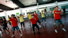 Bangkok Thailand prison inmates Gangnam Style