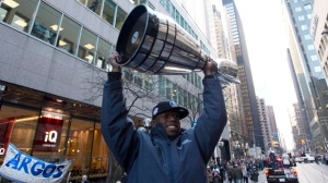 Toronto Argonauts Grey Cup parade city hall