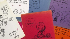 Peanuts creator Charles Schulz love letters