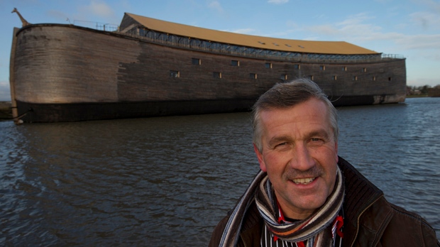 Dutchman launches scale replica of Noah's Ark