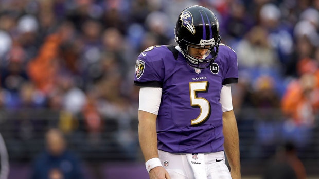 Baltimore Ravens quarterback Joe Flacco