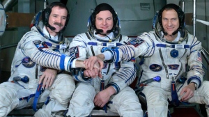 Chris Hadfield space mission ISS Soyuz Kazakhstan