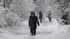 Severe cold spell Kiev Ukraine hypothermia