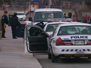 Police located a U-Haul van linked to the suspect in a Thursday, Dec. 2, 2010 crossbow homicide in Scarborough.