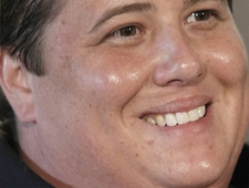 Chaz Bono arrives at a premiere for the feature film 'La Mission' at Outfest Film Festival in Los Angeles on Thursday, July 9, 2009. (AP / Dan Steinberg)
