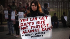 Gang rape protest India 