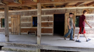 Hatfields McCoys feud eastern Kentucky cabin