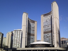 Toronto's City Hall appears in this file photo. (CP24/Maurice Cacho)