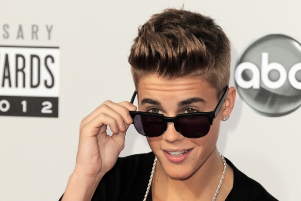 Justin Bieber on Nov. 18, 2012.