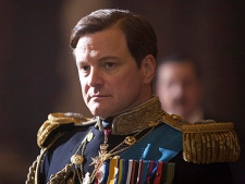 In this film publicity image released by The Weinstein Company, Colin Firth portrays King George VI in "The King's Speech." The film was nominated for a Golden Globe award for best picture, Tuesday, Dec. 14, 2010. The Golden Globe awards will air live Jan. 16 on NBC. (AP Photo/The Weinstein Company, Laurie Sparham)