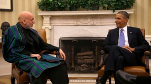 Barack Obama Hamid Karzai Afghanistan mission