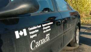 A Canadian Food Inspection Agency vehicle is shown in this file photo. (The Canadian Press/Don MacKinnon)