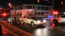 Toronto police officer struck car Bathurst Front