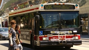 A TTC bus is pictured in this file photo. (Chris Kitching/CP24)