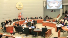 Markham city council meeting vote NHL size arena