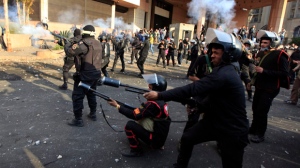 Egypt two protesters killed in clashes in Cairo