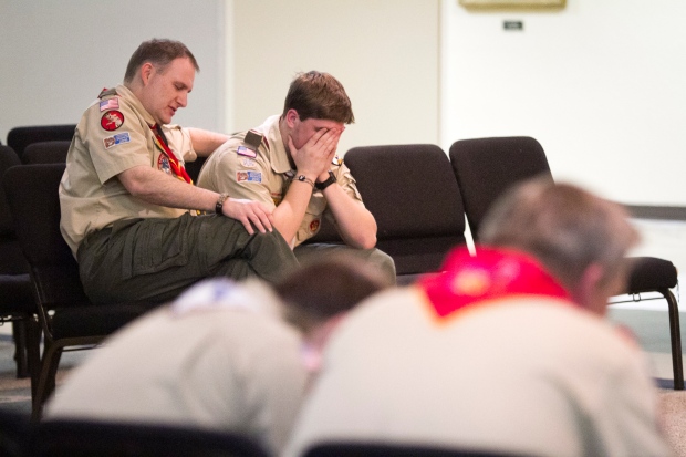 Boy Scouts of America vote policy gay members