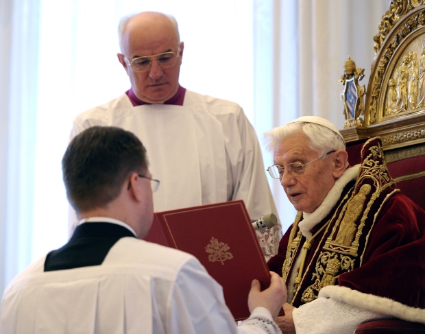 Pope Benedict announces resignation
