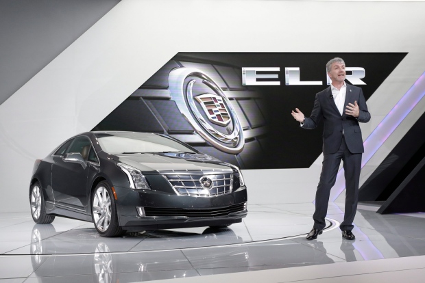 Cadillac ELR hybrid Detroit auto show