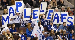 Leaf fans in Ottawa