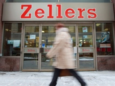 A Zellers store in seen in downtown Ottawa on Thursday, Jan. 13, 2011. (Sean Kilpatric / THE CANADIAN PRESS)