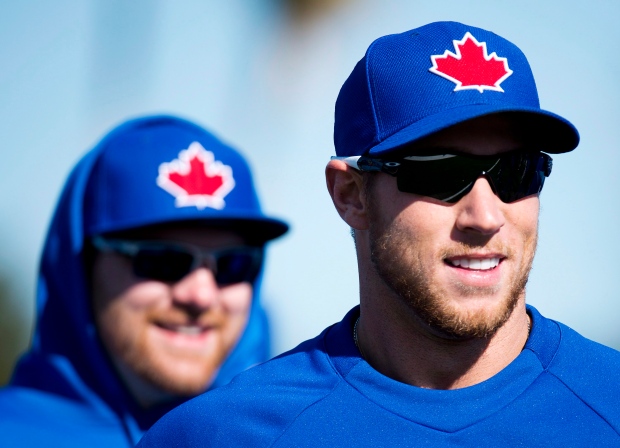 Toronto Blue Jays batting practice hat Maple Leaf