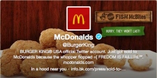 burger king twitter account hacked, mcdonald's