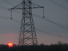 A hydro corridor southeast of Hanover, Ont. is seen in this March 2009 file photo. (THE CANADIAN PRESS/Colin Perkel)