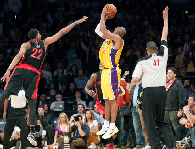 Kobe Bryant Los Angeles Lakers Toronto Raptors OT