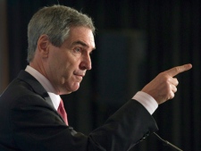 Federal Liberal Leader Michael Ignatieff delivers a speech in this Thursday, Jan. 20, 2011, photo. (THE CANADIAN PRESS/Ryan Remiorz)
