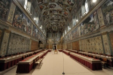 cardinals enter sistine chapel for conclave