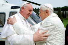 Pope Francis Benedict historic meeting