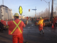 Toronto road construction