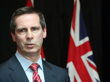 Ontario Premier Dalton McGuinty is seen during a speech in Oakville, Ont., on Friday, Feb. 11, 2011. (THE CANADIAN PRESS/Colin Perkel)