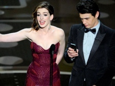 Anne Hathaway and James Franco at the Oscars.